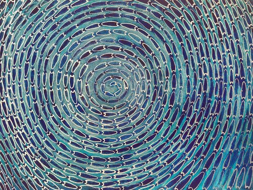 blue current van Eran shmueli, Schilderij te koop op Singulart