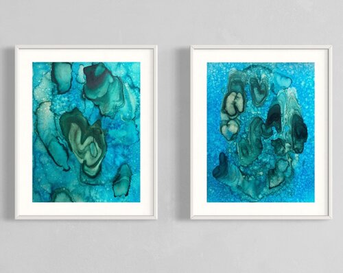 Mysteries of the depths van Eran shmueli, Schilderij te koop op Singulart