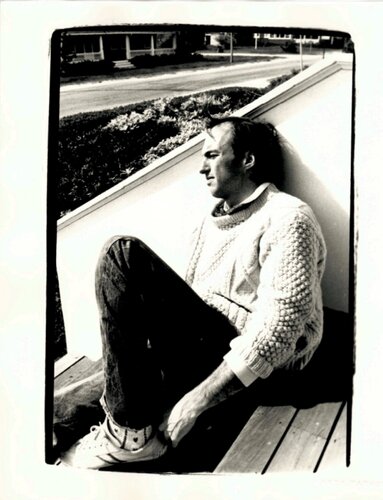 Jon Gould in Sweater in Cape Cod di Andy Warhol, Fotografia in vendita su Singulart