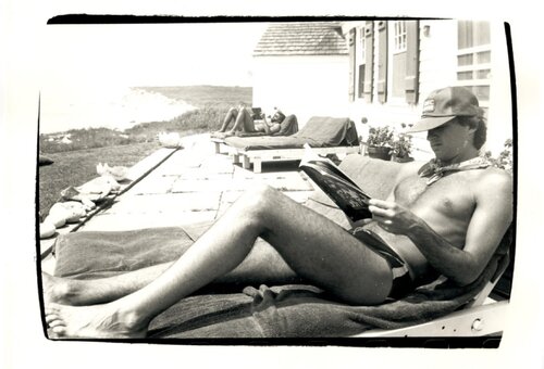 Jon Gould Sunbathing in Montauk by Andy Warhol, Photography for Sale on Singulart