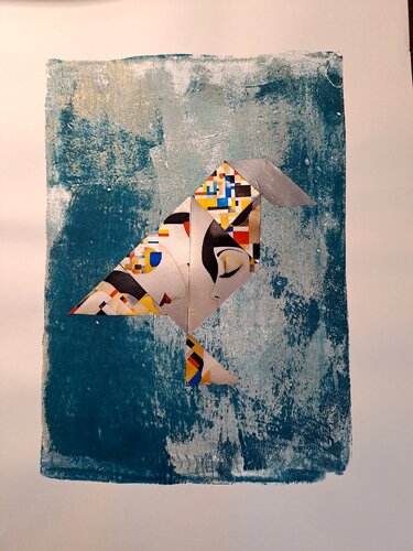 Tangram Ladybird par Nina Florence Juncker, Autres supports en vente sur Singulart