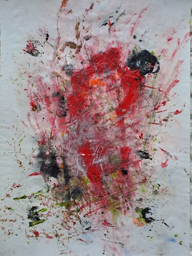 Spielerei im Regen 1 by Nina Florence Juncker, Work on Paper for Sale on Singulart