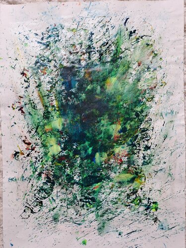 Spielerei im Regen 3 by Nina Florence Juncker, Work on Paper for Sale on Singulart