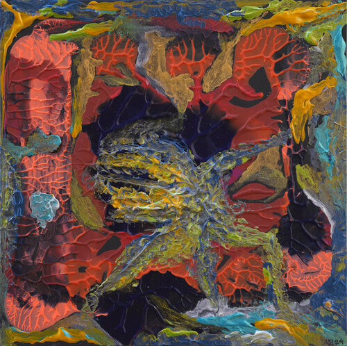 Earth Top View 002 van Siegmar Ahlvers, Schilderij te koop op Singulart