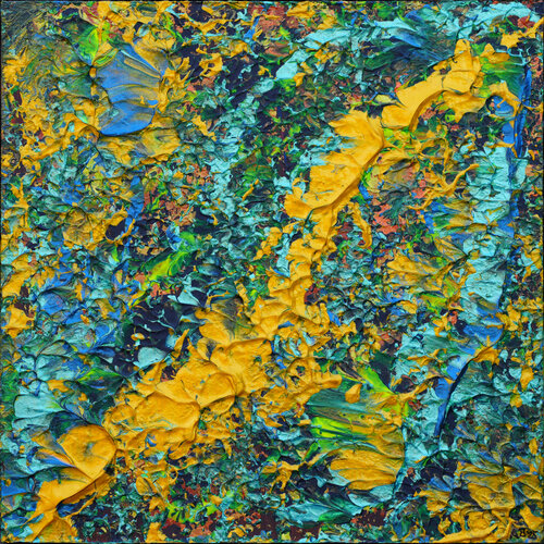 Earth Top View 015 di Siegmar Ahlvers, Pittura in vendita su Singulart