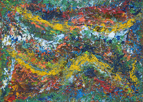 Earth Top View 012 van Siegmar Ahlvers, Schilderij te koop op Singulart