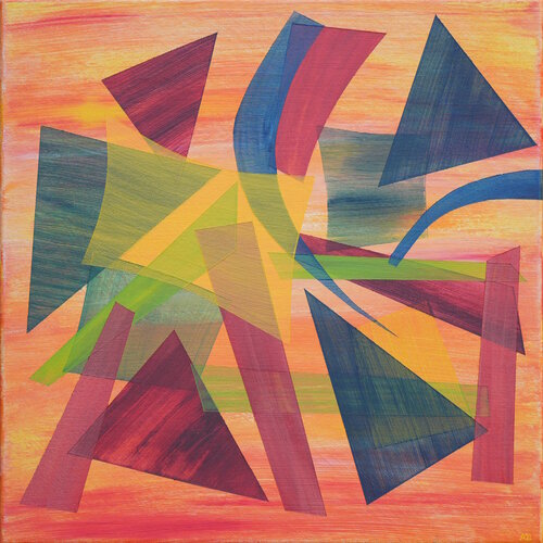 Transluzentis 07 Ganz schönes Chaos by Siegmar Ahlvers, Painting for Sale on Singulart