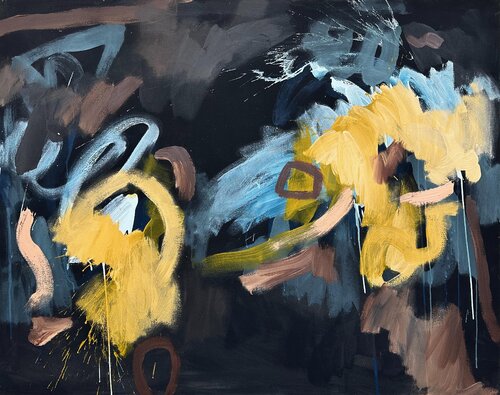 Midnight Conversations de Omar Obaid, Pintura a la venta en Singulart