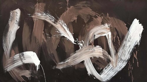 Speaking In Riddles 2 van Omar Obaid, Schilderij te koop op Singulart