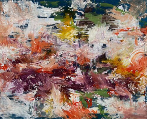Autumn Garden de Omar Obaid, Pintura a la venta en Singulart