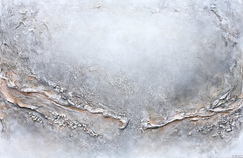 Kyllä aallot kantavat – luottamus (The waves will carry you – just trust) by Emmi Ohraniemi, 회화 for Sale on Singulart