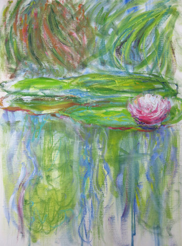 Water Lilies #1 van Anna Rosenbäck, Werk op papier te koop op Singulart