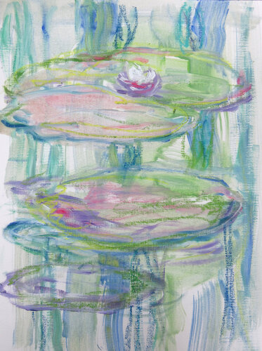 Water Lilies #7 van Anna Rosenbäck, Werk op papier te koop op Singulart