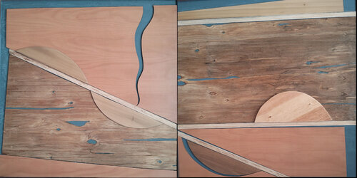 Composizione N.22 in Dittico by Lino Spada, 회화 for Sale on Singulart