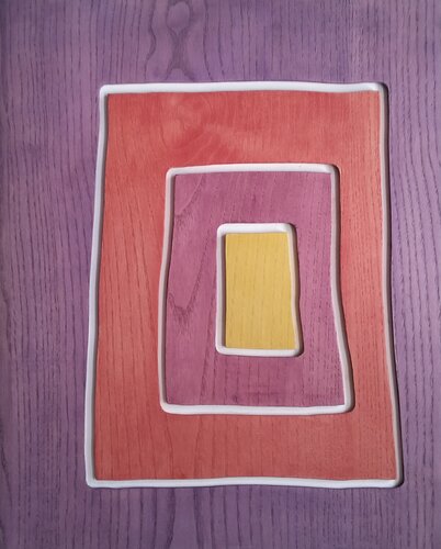 Composizione N. 36, 1/9 'Promenade III' van Lino Spada, Schilderij te koop op Singulart