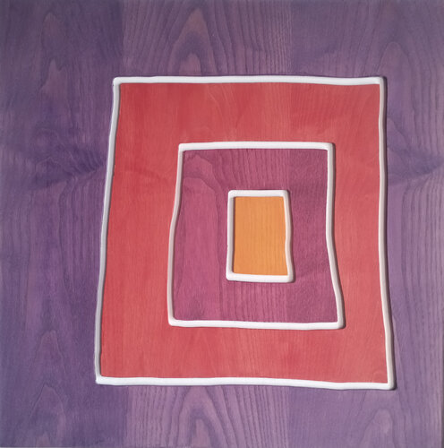 Composizione N. 36, 2/9 “Promenade III” van Lino Spada, Schilderij te koop op Singulart