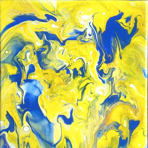 Yellow di Harald Brandl, Pittura in vendita su Singulart