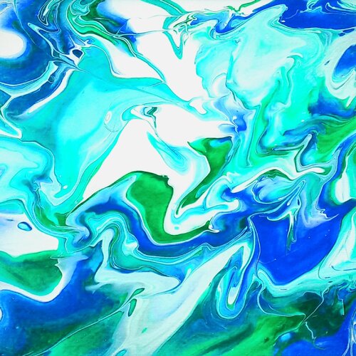 Blue ocean di Harald Brandl, Pittura in vendita su Singulart
