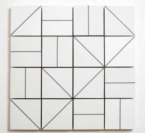 Black and White Geometrics - Natasha Lara Hughes by APARTMENT HD, 油畫 for Sale on Singulart