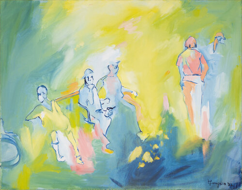 Park by Leah Thompson, Painting for Sale on Singulart