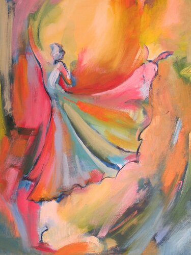 Summer Dance by Leah Thompson, Painting for Sale on Singulart