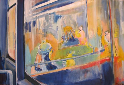 Subway by Leah Thompson, Painting for Sale on Singulart