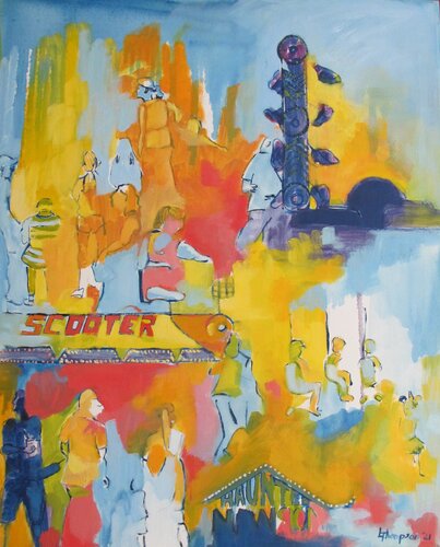 Carnival by Leah Thompson, Painting for Sale on Singulart