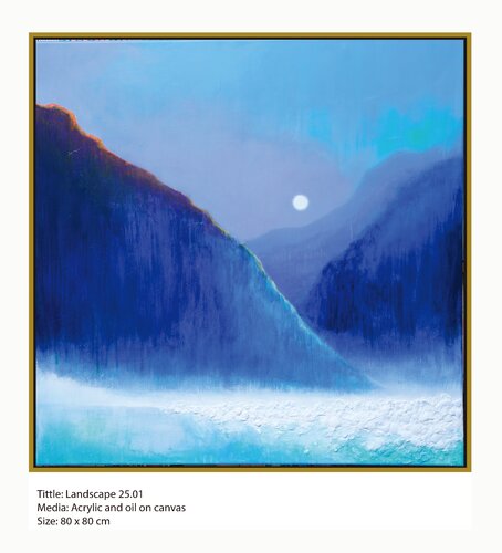 Landscape 25.01 by Eddie Chiu, Painting for Sale on Singulart