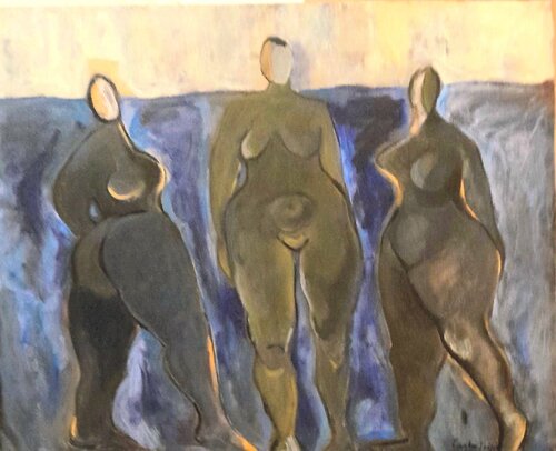 Trio by Ana Castro Feijoo, Painting for Sale on Singulart