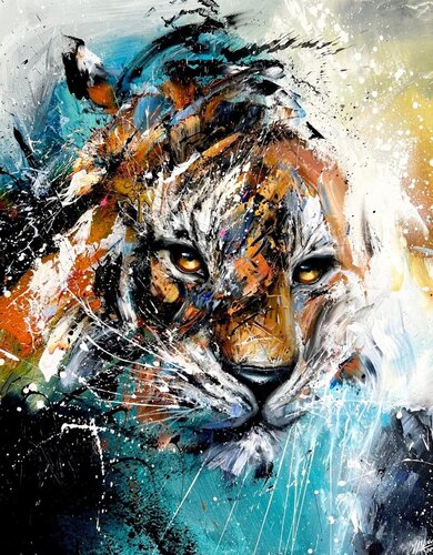 Urban Tiger de SAX, Pintura a la venta en Singulart