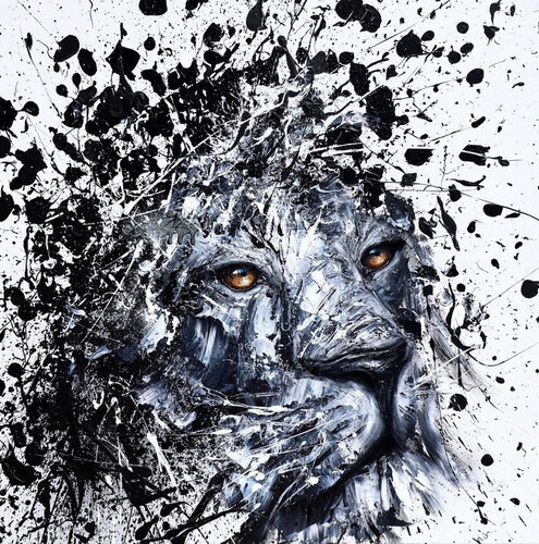 Urban Lion von SAX, Malerei kaufen auf Singulart