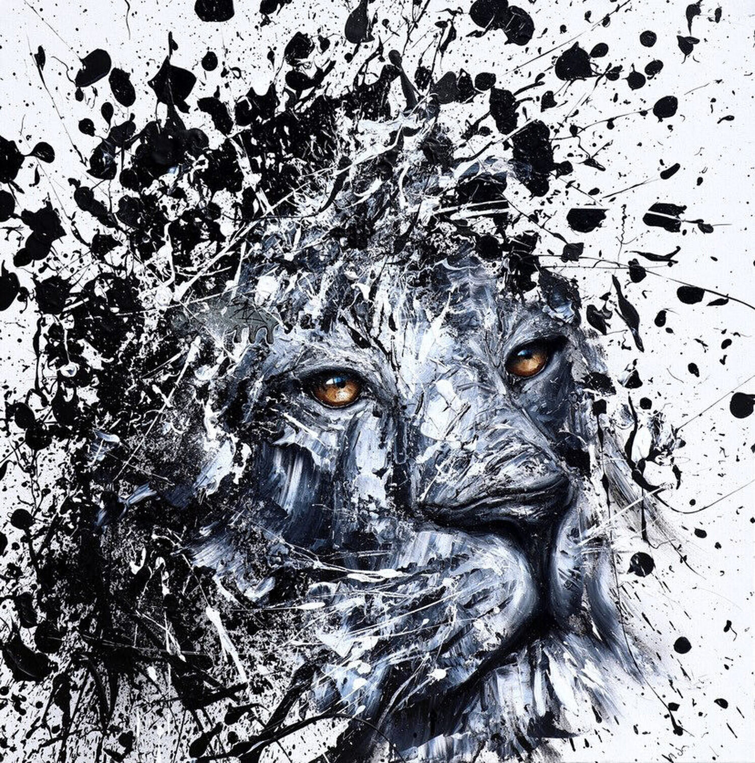 Urban Lion SAX Dipinto originale in vendita