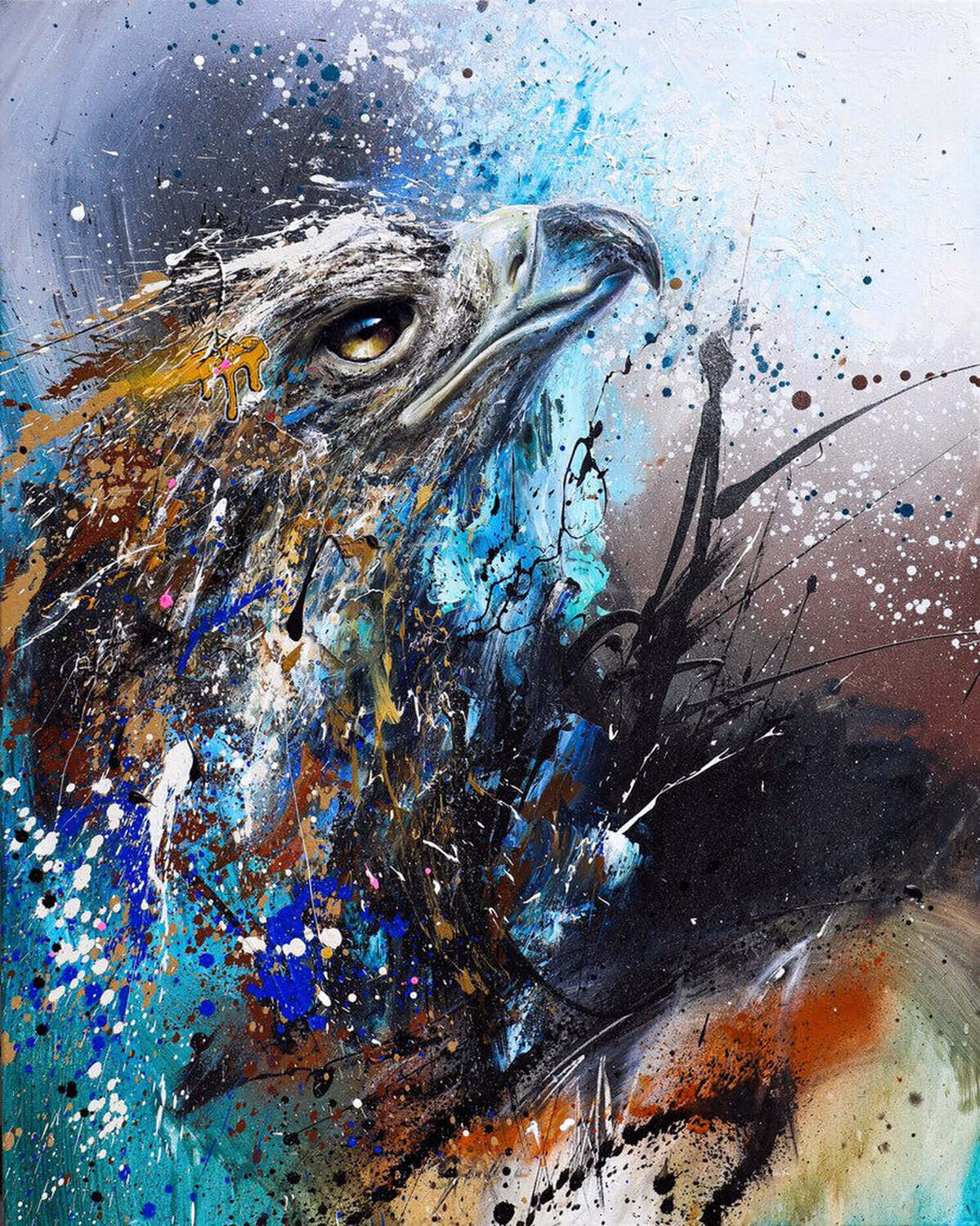 Urban Eagle SAX Origineel schilderij te koop