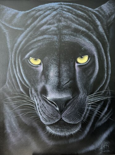 Black Panther von Artak Galstyan, Malerei kaufen auf Singulart