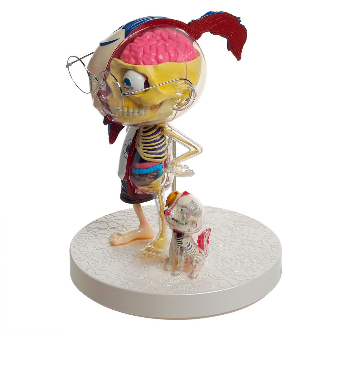 POM & ME by Takashi Murakami (2024) : Sculpture Plastic, Stainless
