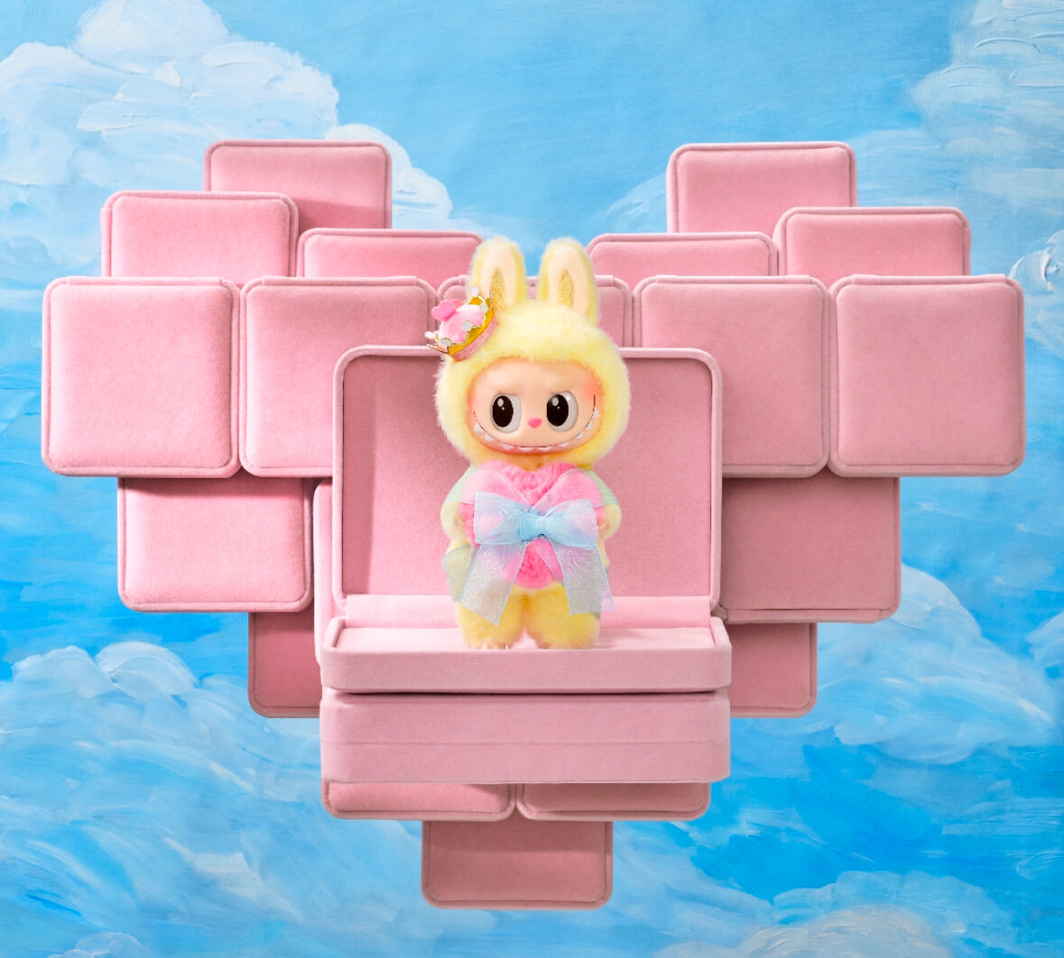 Labubu Let's Checkmate (The Monsters, Vinyl Face Plush