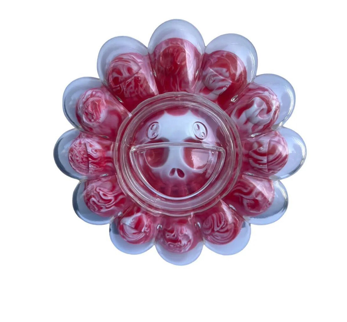 X-Ray Red Flower ( Hiddy, Secret Base) by Takashi Murakami (2023