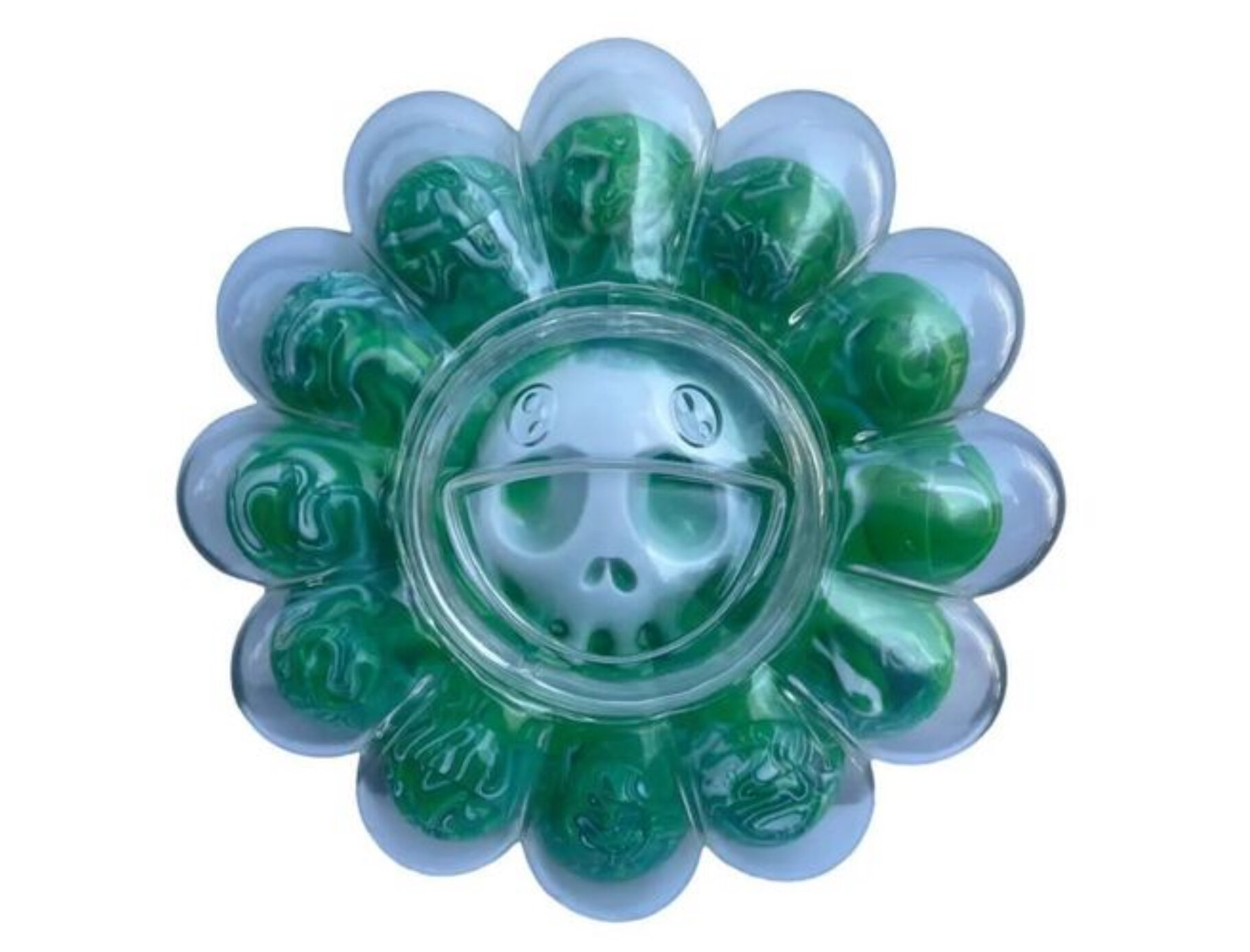 X-Ray Green Flower (Hiddy, Secret Base) by Takashi Murakami