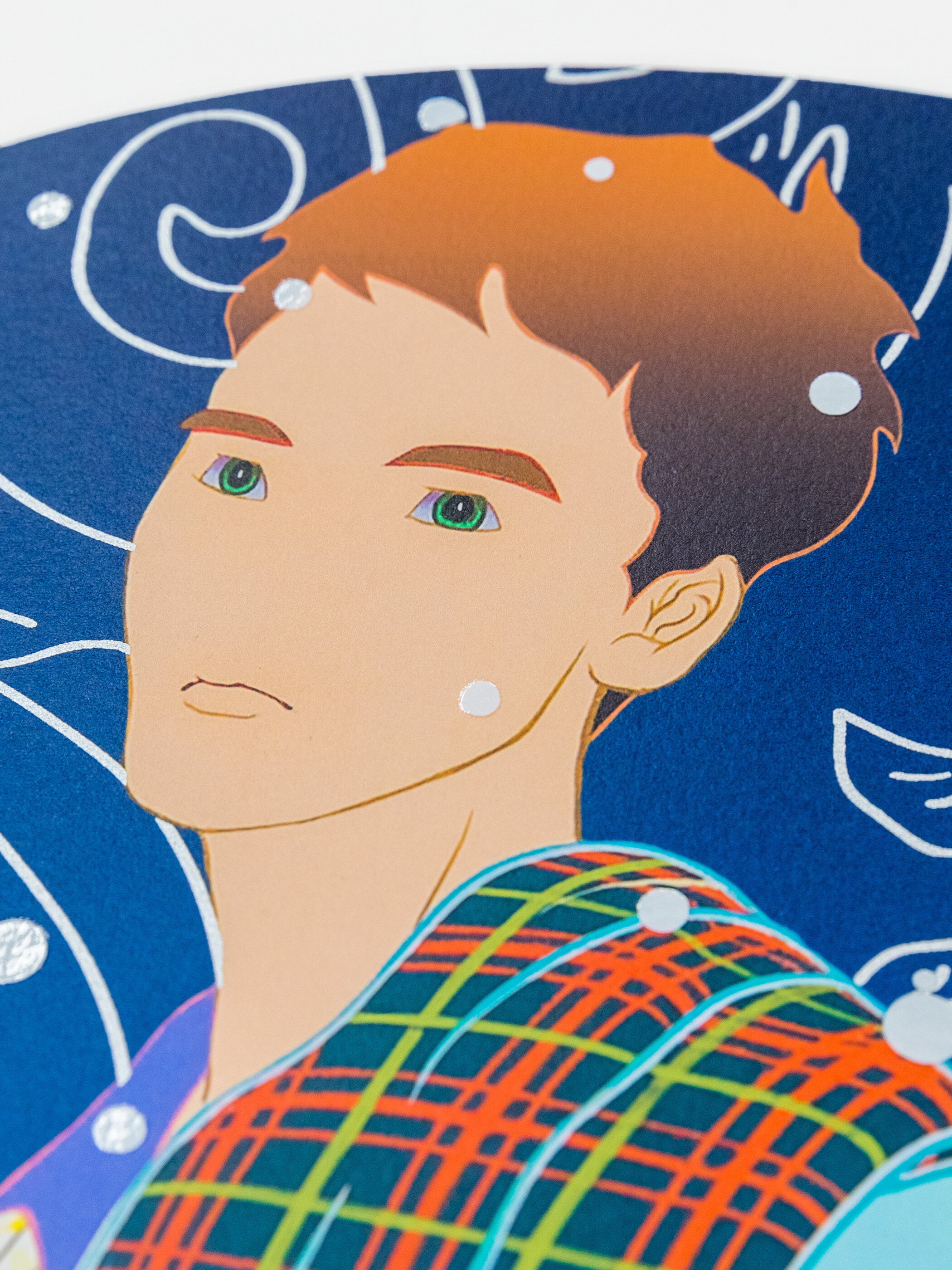 【新品・未使用】松山智一「Perfect All Alone Ironic 」 Perfect All Alone Ironic (Blue, 松山智一 ) by Tomokazu