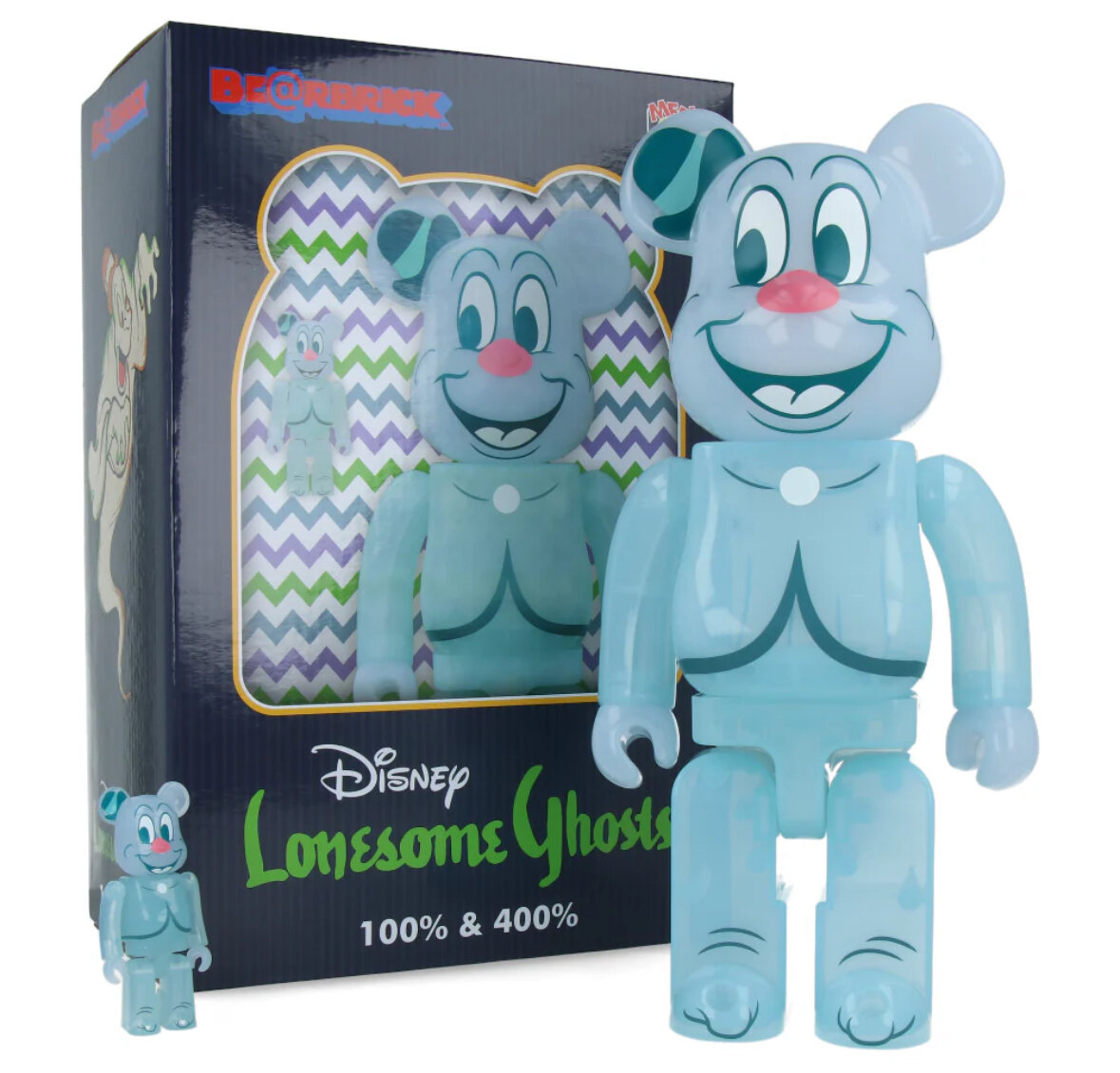 Bearbrick Lonesome Ghosts 400% + 100% (Be@rbrick, Disney) by