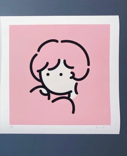 Mono (Pink) by Kiminoe, Print for Sale on Singulart