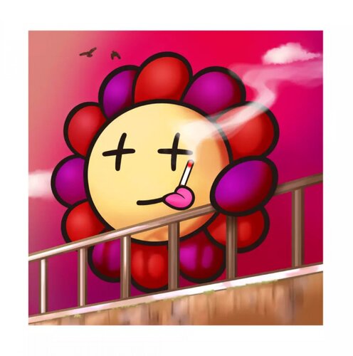 #3641 Murakami.Flowers (Tobacco is good, Tasty Cigarette, 108 flowers) van Takashi Murakami, Afdruk te koop op Singulart