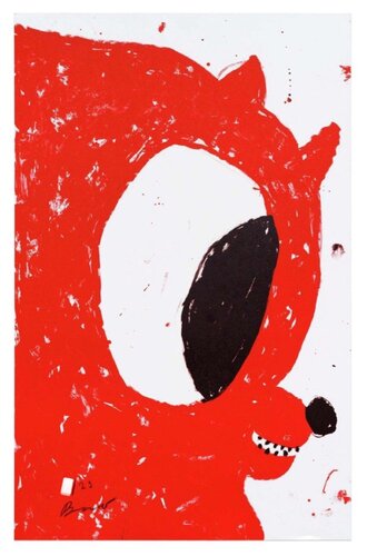 Red Nicolas by Szabolcs Bozó, Print for Sale on Singulart