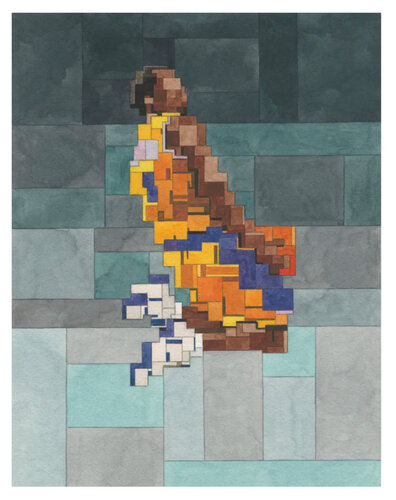 Kobe Bryant van Adam Lister, Afdruk te koop op Singulart