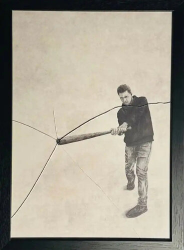 Smash (Black) van Andrew Scott, Afdruk te koop op Singulart