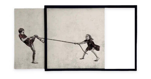 Tug of War von Andrew Scott, Druck kaufen auf Singulart