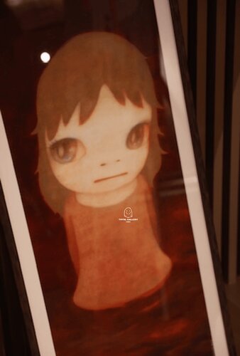 奈良美智　Sprout in the Hand  鏡　ミラー 奈良美智 Sprout in the Hand 鏡 ミラー