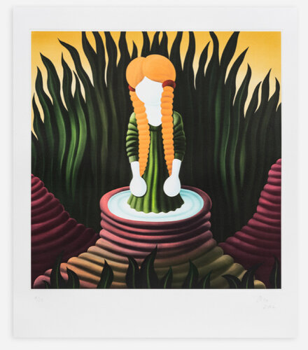 Hot Orange Bath by Jordi Ribes, Print for Sale on Singulart