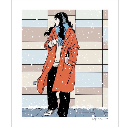First Snow by Hisashi Eguchi, Print for Sale on Singulart