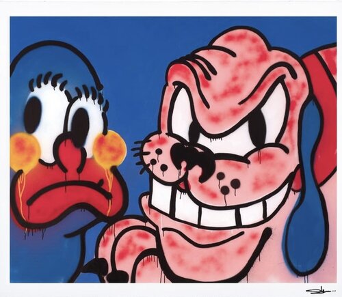 Untitled ( dog) von Slawn, Druck kaufen auf Singulart